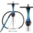 Imagine 3/7 - Narghilea Alpha Hookah X Breeze - Albastru Sidef + Vas