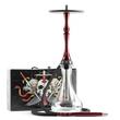 Narghilea Alpha Hookah Kappa Stem Red Candy + Vas