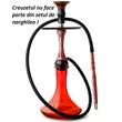 Imagine 7/9 - Narghilea Alpha Hookah Stem X Art Red Matt + Vas