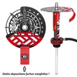 Imagine 7/8 - Narghilea El Bomber Off Road 4x4 Rosu-red Shiny Clear