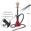 Imagine 5/10 - Narghilea Invi Saros Black-red