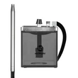 Imagine 6/6 - Narghilea MS Mashisha Micro Black-silver Portabil
