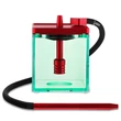 Imagine 1/5 - Narghilea MS Mashisha Micro Red Green Portabil