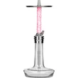 Imagine 1/6 - Narghilea Moze Varity Lounge Silver Hookah - Clear Wavy Pink