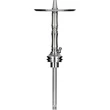 Imagine 2/7 - Narghilea Moze Varity Lounge Silver Hookah - Clear Silver Steel