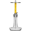 Imagine 1/6 - Narghilea Moze Varity Lounge Silver Hookah - Clear Wavy Yellow