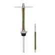 Imagine 2/6 - Nube Zebrano Hookah Stem Green-verde+Vas