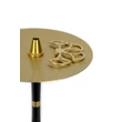 Imagine 2/5 - Oduman Atemis Hookah Gold-black Body-Black Glass