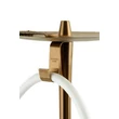 Imagine 4/5 - Oduman Cosmo Hookah Bronze Body-White Glass