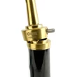 Imagine 4/5 - Oduman Cosmo Hookah Gold Body-Black Glass