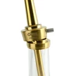 Imagine 6/6 - Oduman Cosmo Hookah Gold Body-Clear Glass