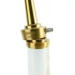 Imagine 5/5 - Oduman Cosmo Hookah Gold Body-White Glass