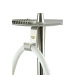 Imagine 3/5 - Oduman Cosmo Hookah Silver Body-White Glass