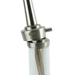 Imagine 5/5 - Oduman Cosmo Hookah Silver Body-White Glass