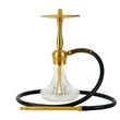 Imagine 3/9 - Oduman Velos Hookah Gold Body-Clear Glass+Port Geanta