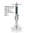 Imagine 2/6 - Set X-Blow Off Narghilea Steamulation Pro X Epoxy Mini Green Dark 