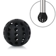 Imagine 1/5 - Silent Filter Narghilea Diffusor Ball Black