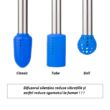 Imagine 3/5 - Silent filter narghilea diffusor ball blue dark
