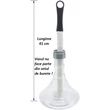 Imagine 6/7 - Burete Curatat Vas Narghilea Hookah Flame Negru