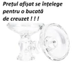 Imagine 3/3 - Creuzet Narghilea Phunnel Diamond Clear 18.8 Glass