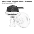 Imagine 2/3 - Creuzet Narghilea Phunnel Diamond Clear Glass 24.4
