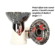 Imagine 2/3 - Creuzet Narghilea El-Badia X Origin Black-red
