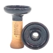 Imagine 1/2 - Creuzet Oblako Phunnel Glazed L Black-red Marble