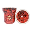 Imagine 1/2 - Creuzet Narghilea Solaris Eva Red-black