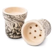 Imagine 1/2 - Creuzet Narghilea Solaris Charon White-clay