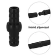 Imagine 2/2 - Prelungitor Furtun Narghilea Silicon Black