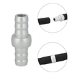 Imagine 1/2 - Prelungitor Furtun Narghilea Silicon Silver