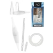 Imagine 1/2 - Set Furtun Narghilea Silicon AO + Ice Bazooka Clear