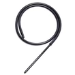 Imagine 1/3 - Set Furtun Silicon Narghilea Hookah Flame Slim Black