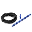 Imagine 1/2 - Set Furtun Narghilea Silicon Soft Touch Black-blue