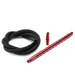 Imagine 1/3 - Set Furtun Narghilea Silicon Soft Touch Black-red