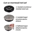 Imagine 3/6 - Inel Led Ring Iluminat Narghilea 16CM