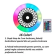 Imagine 2/6 - Inel Led Ring Iluminat Narghilea 16CM