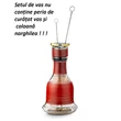 Imagine 2/3 - Vas Narghilea Top Mark Red 30CM