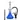 Aladin MVP340 Full Blue Shiny  Set Narghilea