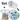 Set Creuzet KS Player White Splash + HMD Smokah Silver