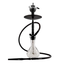 Narghilea Aladin Crystal Black