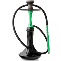 Narghilea Alpha Hookah X Green Fluor + Vas
