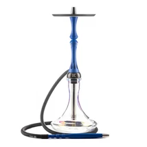 Narghilea Alpha Hookah Kappa Blue Mat + Vas