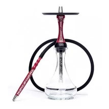 Narghilea Alpha Hookah Stem X Art Red Matt + Vas