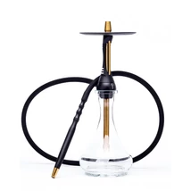 Narghilea Alpha Hookah Stem S Black Matt + Vas