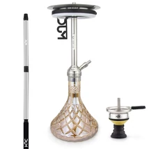 Set Narghilea Dum Grande Gold