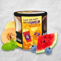 Tutun Narghilea Fumelo Pepene Verde+Pepene Galben+Afine+Menta 200GR