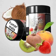 Tutun Narghilea Taboo Mambo-Capsuni-kiwi-piersica-cocos 50gr