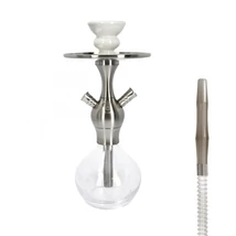 Narghilea El-Badia Celeste C1 Sterling Steel