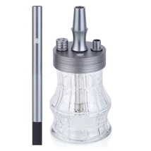 Narghilea Mata Leon Portabil Plata Antracite